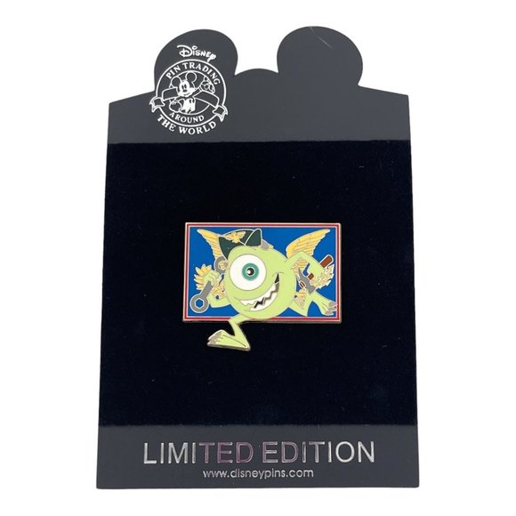 Disney Store Poster Series Monsters Inc Mike Wazowski Pin Limited Edition of 250 - Picture 1 of 5